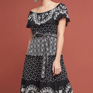 Anthropologie Marisol Off the Shoulder Dress Size 26 NWT